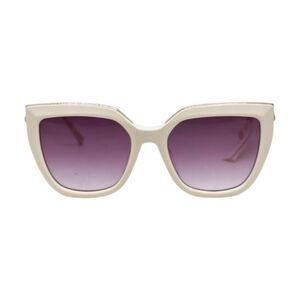 CHOPARD SUNGLASSES Cream Frame Women's Sunglasses with Purple Gradient Lenses